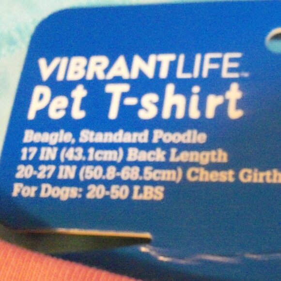 Vibrant Life Pet T-shirt - Picture 1 of 5